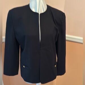 Classic black wool jacket